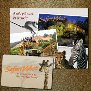 Safari West Wild Gift Cards